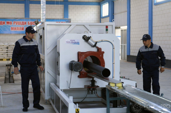 В Таджикистане сдали в эксплуатацию завод по производству пластиковых труб 