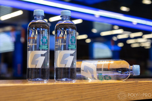 Сеть АЗС «Газпромнефть» выпустила питьевую воду в бутылке из переработанного пластика