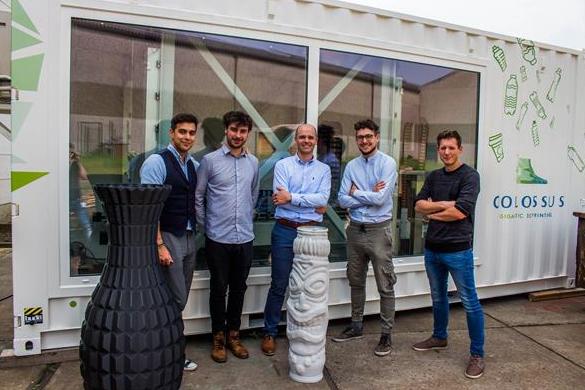 Бельгийские инженеры создали гигантский 3D-принтер для печати пластиком